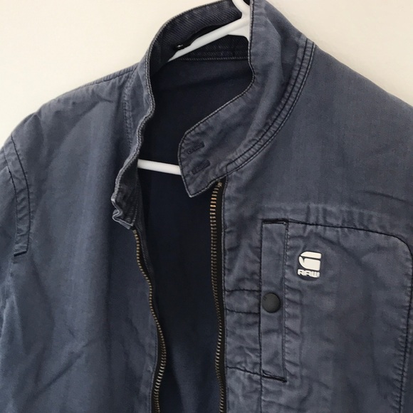 G-Star Navy Blue Cargo Zipper Jacket - Picture 8 of 8